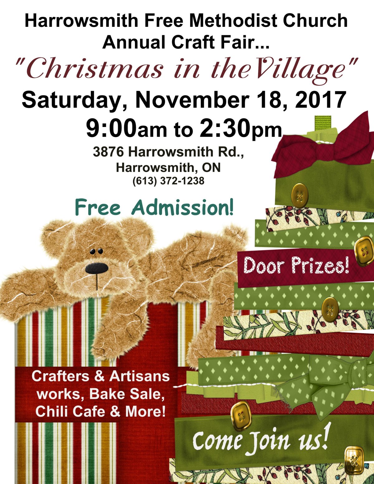 Harrowsmith Free Methodist Church Annual Craft Fair - image