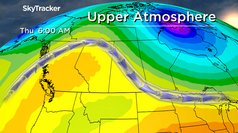A ridge of high pressure tries to rebuild across the region later this week.