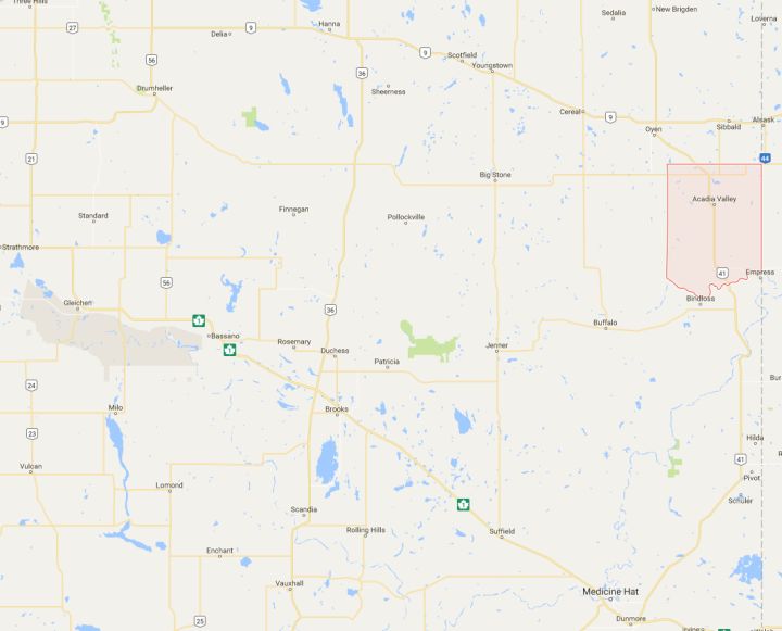 The Municipal District of Acadia in southeastern Alberta has declared a local state of emergency due to serious fires. Tuesday, Oct. 17, 2017.