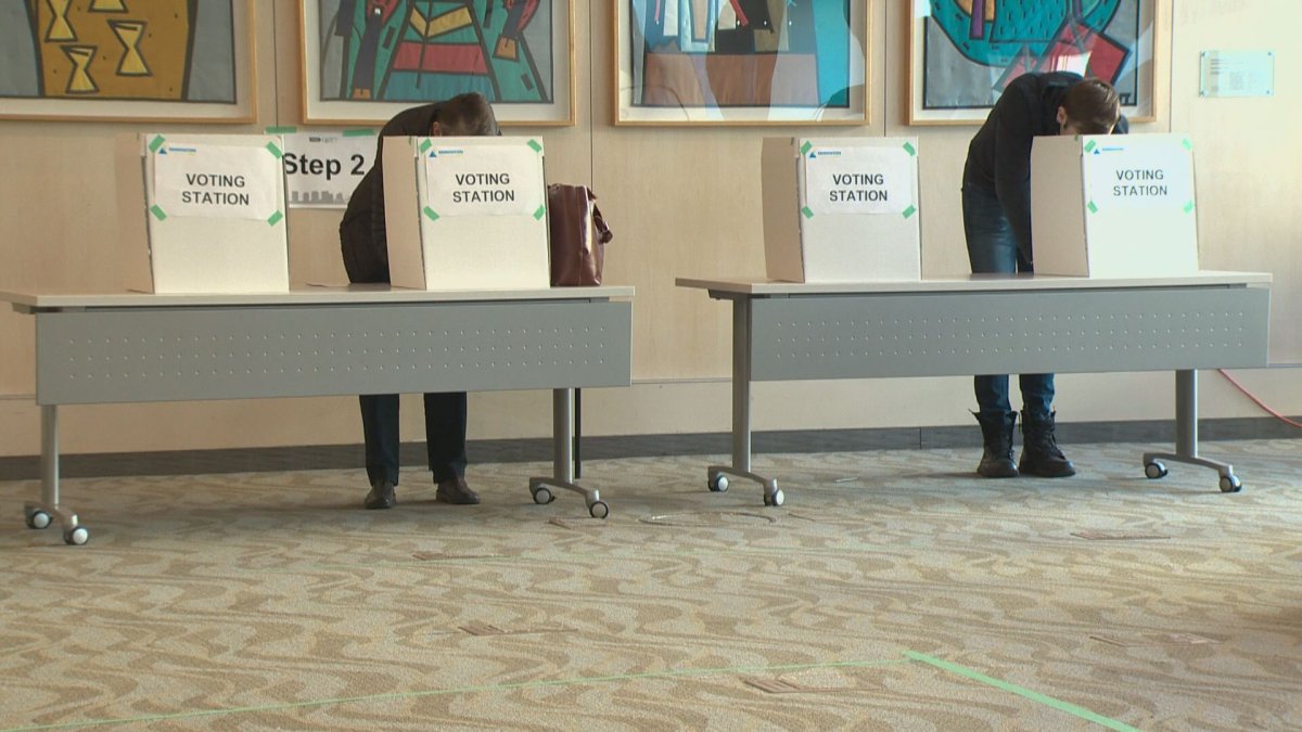 Advance voting in Edmonton ahead of Oct. 16, 2017  municipal election.