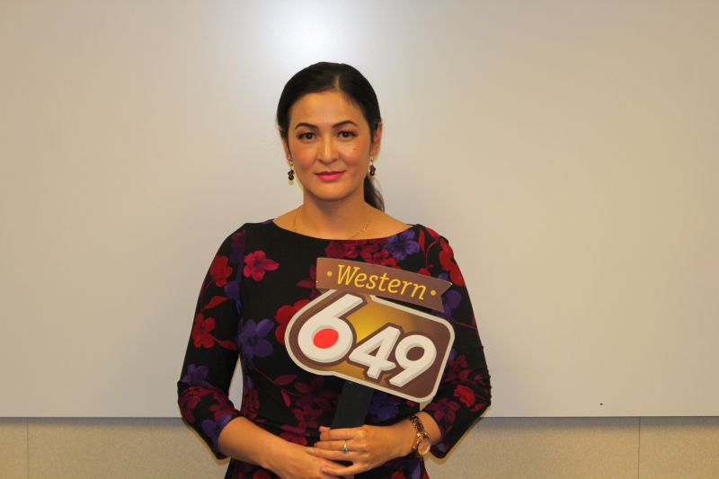 Geeta Alizada won @2 million on the Sept. 30, 2017 Western 649 draw. 