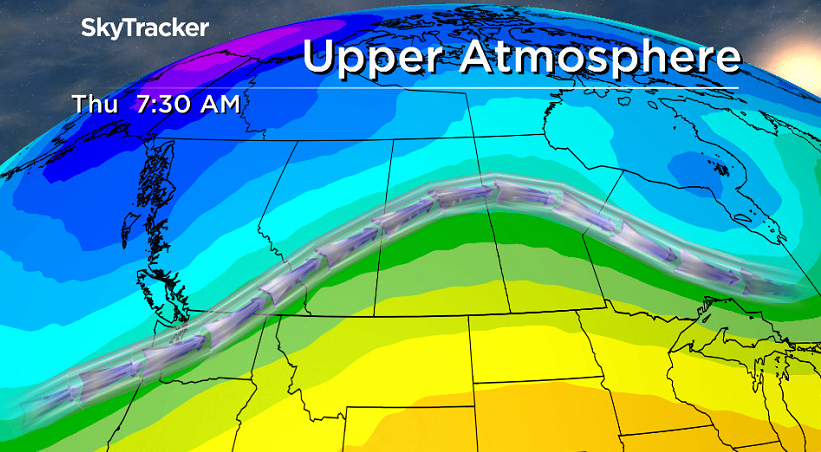 An upper ridge of heat rebuilds across the region on Thursday, boosting daytime highs back up.
