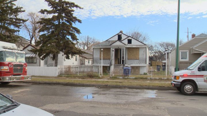 The Saskatoon Fire Department put out a fire on a boarded up house on Avenue F South Saturday morning.