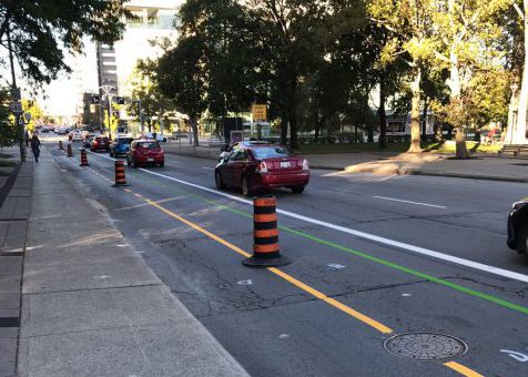 The increased delays facing motorists follow installation of bike lanes on Bay Street, have prompted a mountain councillor's call for alternatives.
