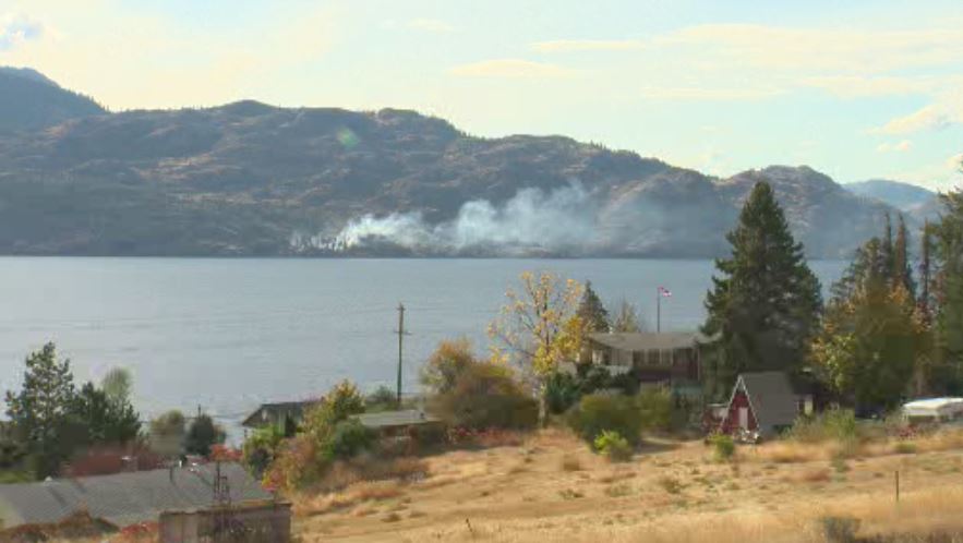 Forest fire in Okanagan Mountain Park will likely self-extinguish - image