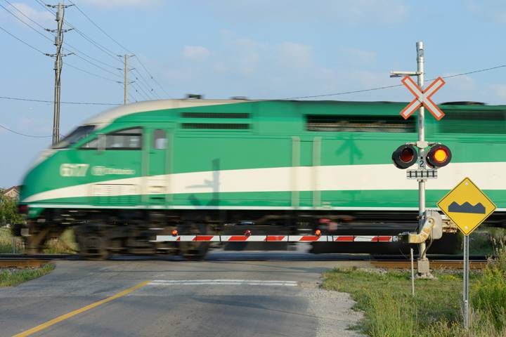 Service is suspended on the Barrie GO train line for a police investigation on Oct. 23, 2017.