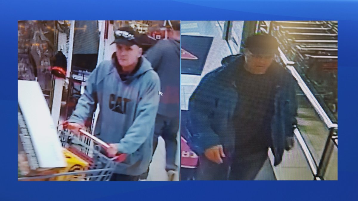 RCMP say two suspects stole close to $2,000 worth of merchandise from a Canadian Tire in Lower Sackville, N.S.