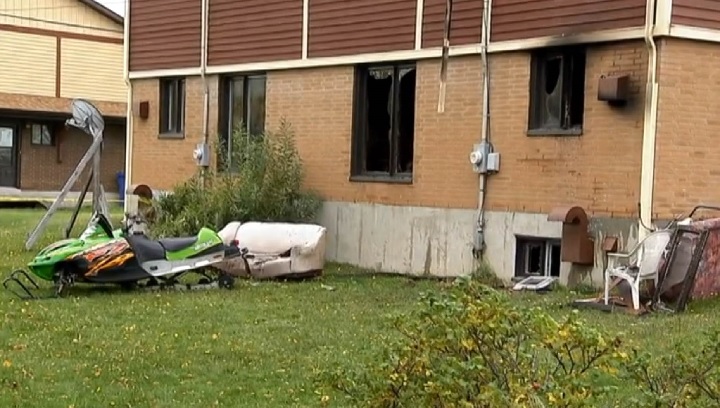 A 37-year-old mother and her twin girls are dead after a fire ravaged their home in Cap-Chat on Sunday. The SQ is investigating the blaze on Monday, Oct. 9, 2017.