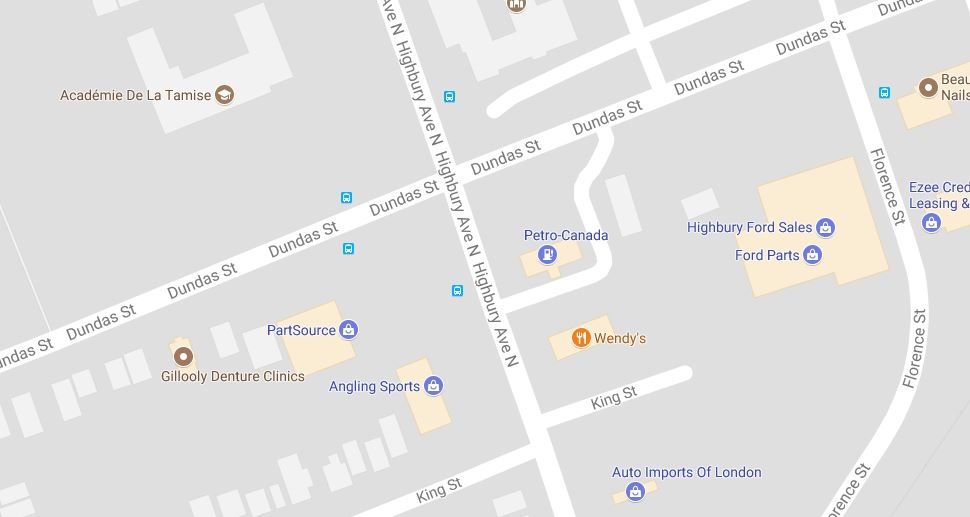 London police responded to an armed robbery at a gas station on Dundas St. near Highbury Ave. on Oct. 14, 2017.