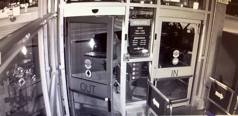 RCMP released this photo of an ATM theft from the Save on Foods in Okotoks on Wednesday, Oct. 25, 2017.