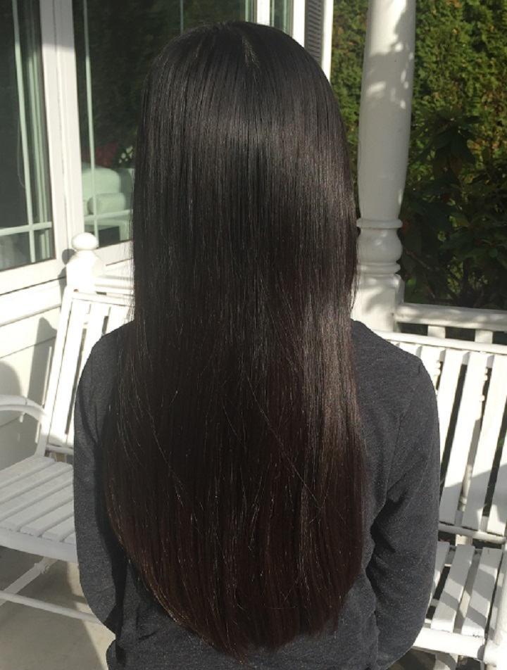 The reason why I want to cut and donate my hair is because my Auntie Shanna in Winnipeg has breast cancer and I want to do as much as I can to help. This is also in memory of my Grandfathers who both died of cancer.