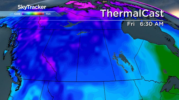 Cool air slumps back in behind this system for the rest of the week