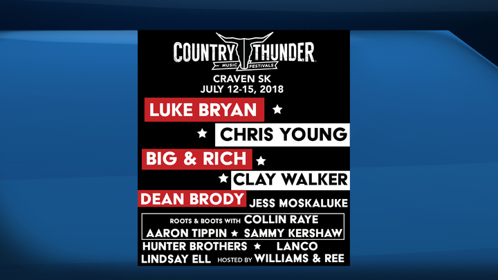 Some of the performers for the 2018 Country Thunder Festival have been announced including one of country’s fastest rising stars.