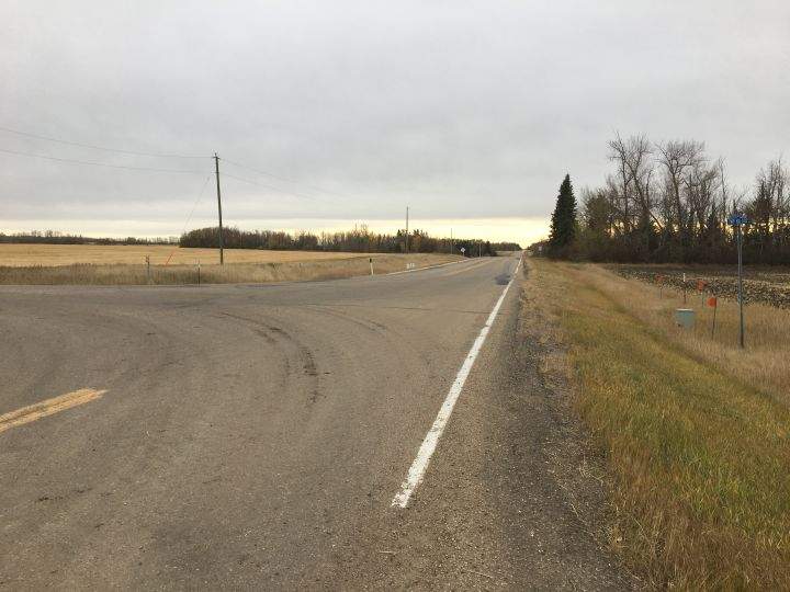 The white Ford cube van was located in a rural area southwest of Devon. Police said it was abandoned in the area of Range Road 275 and Township Road 502.