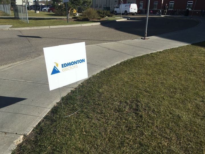 Edmontonians head to the polls for the municipal election Monday, Oct. 16, 2017.