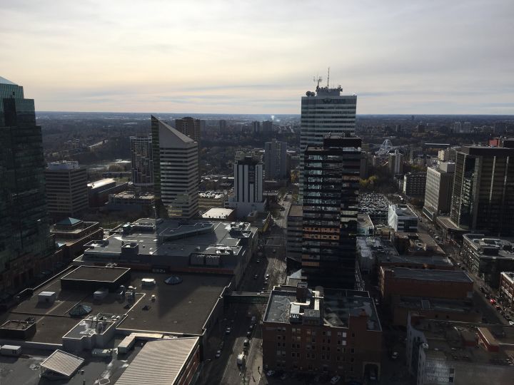 This two-storey penthouse in Edmonton’s Ultima Tower is on the market for $3.13 million and comes with a Bentley.