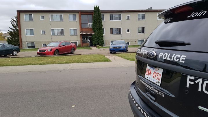 Multiple sources have confirmed to Global News that the suspect lived in a north Edmonton apartment building. A significant police presence could be seen outside the building throughout Sunday.