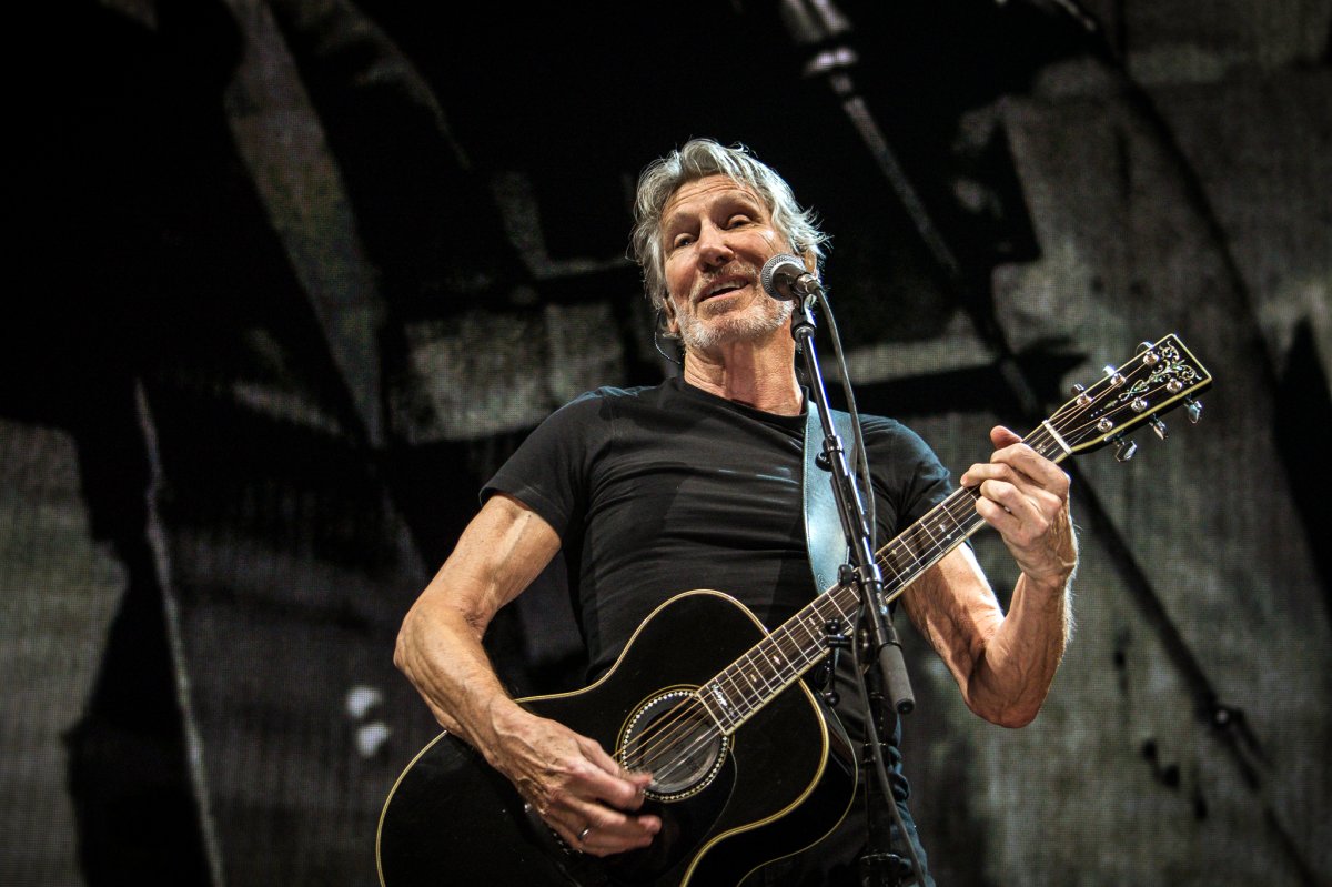 Roger Waters at Rogers Place in Edmonton, Alta. on October 24, 2017.