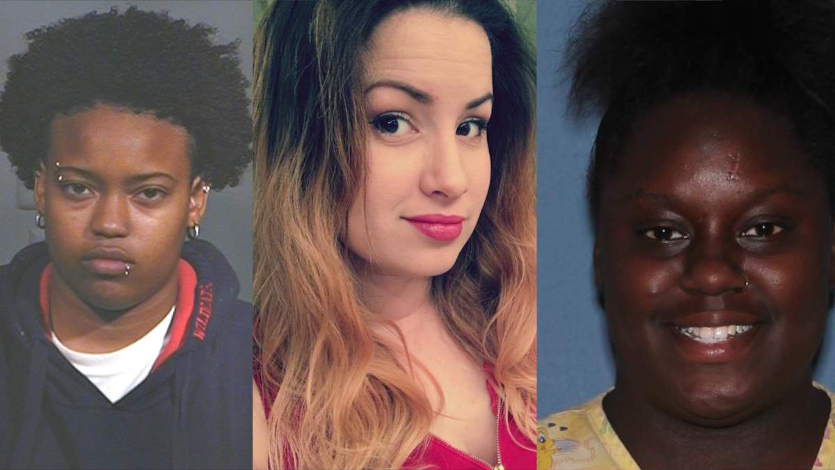 From L to R: Janae Peterson (21). Gabriella Del Carmen Garcia (25), Fatina Saywer (24)