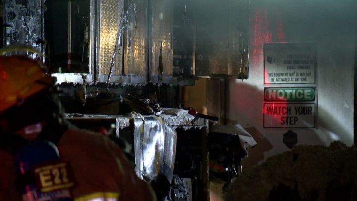 Garage explosion and fire in NE Calgary – Oct 6, 2017