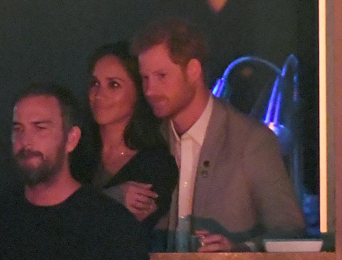 Meghan Markle and Prince Harry are seen at the Closing Ceremony on day 8 of the Invictus Games Toronto 2017 at the Air Canada Centre on September 30, 2017 in Toronto, Canada. 