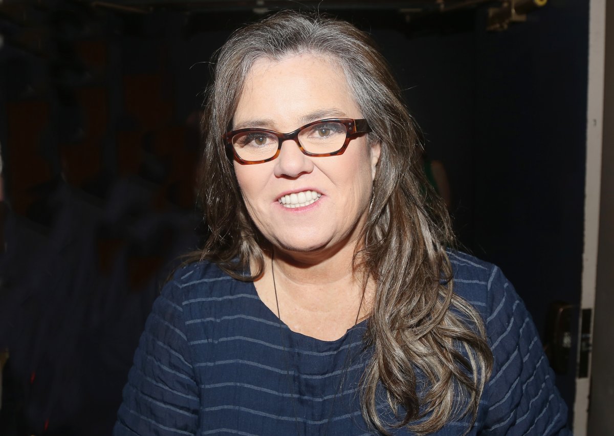 Rosie O'Donnell poses at "The Portuguese Kid" at Manhattan Theatre Club at City Center on October 24, 2017 in New York City. 