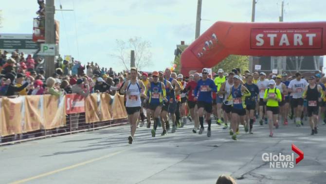 Some of the larger events in the Halifax area that would draw big crowds include the annual Bluenose Marathon and special events, such as the Tall Ships Festival.