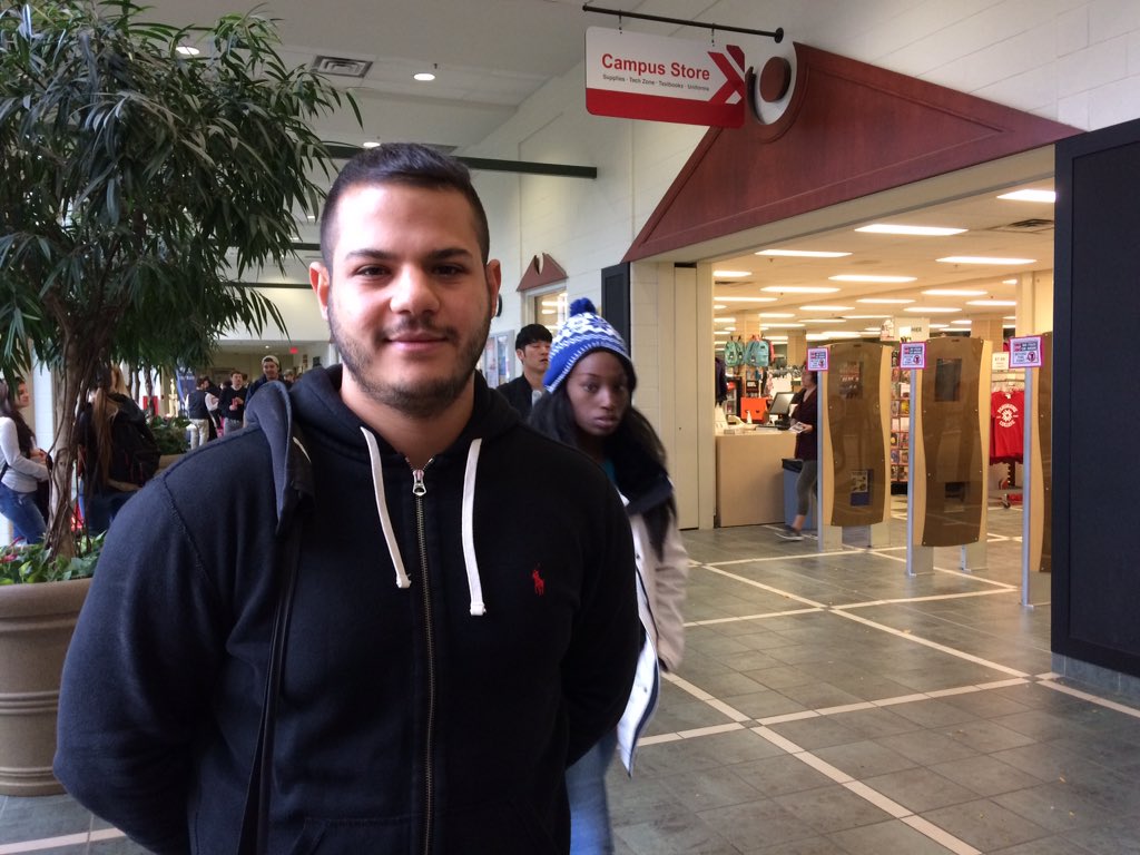 First-year electrical techniques student Hassanan Gany is worried how a potential strike action will impact his education.