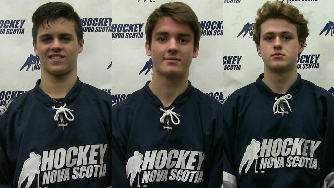 Three of the four players named to Team Canada in the World Under-17 Hockey Challenge are from Nova Scotia.