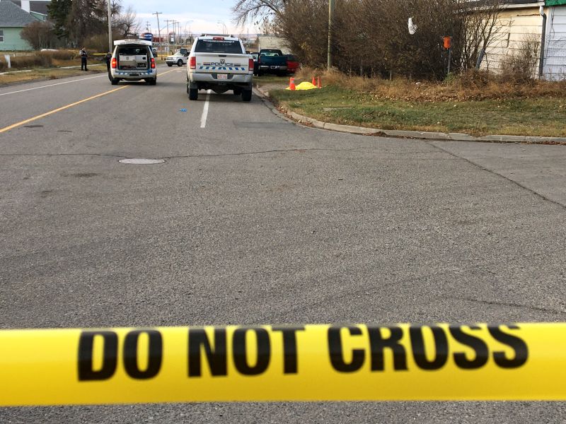 RCMP shot and killed a driver during a traffic stop in Gleichen, Alta. on Thursday, Oct. 19, 2017.