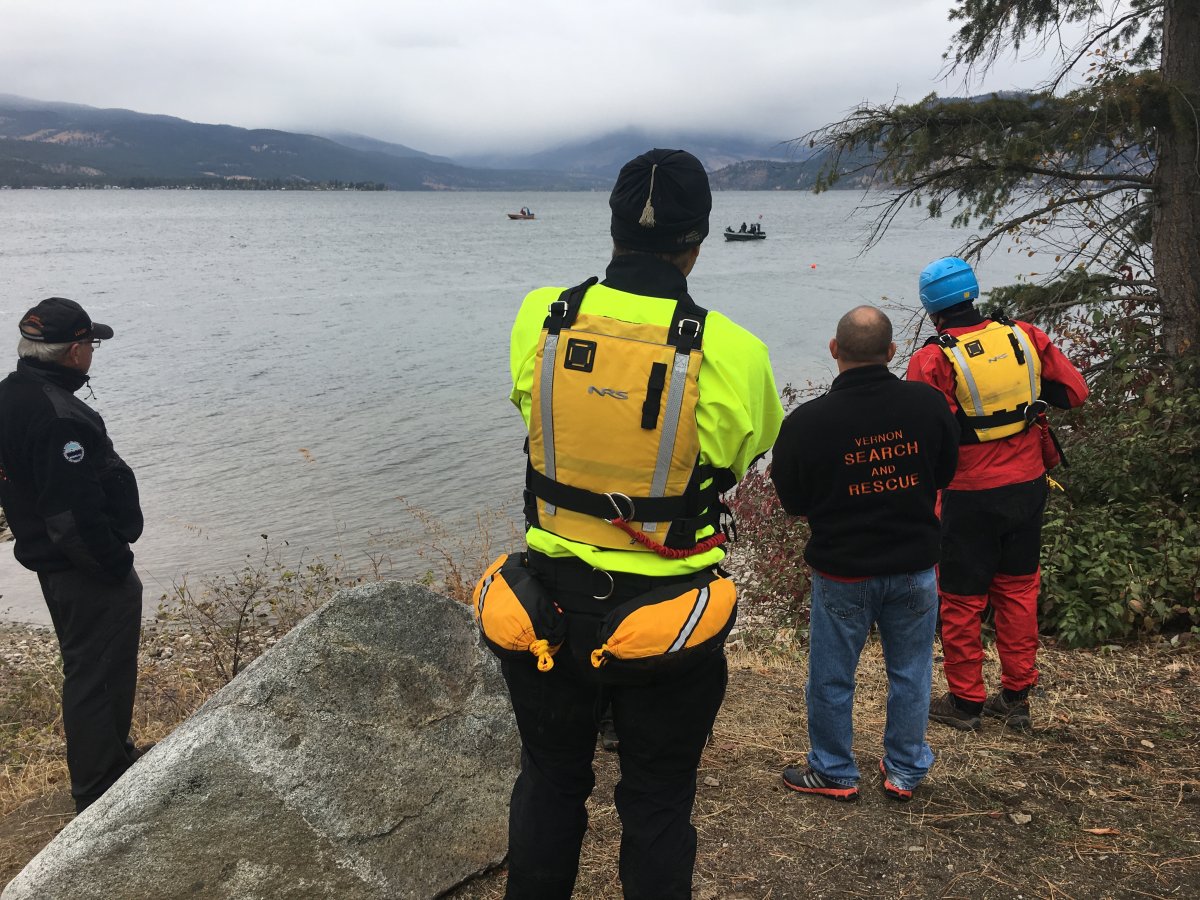 An extensive search for a man thought to have drowned in Okanagan Lake located the man alive and well. 
