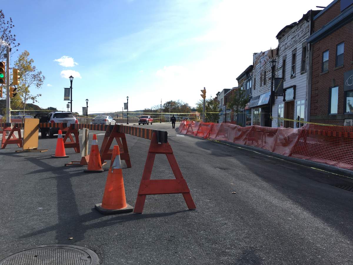 The streets between King & Dufferin, as well as King & Dominion Streets are closed to traffic while police investigate a serious fire.