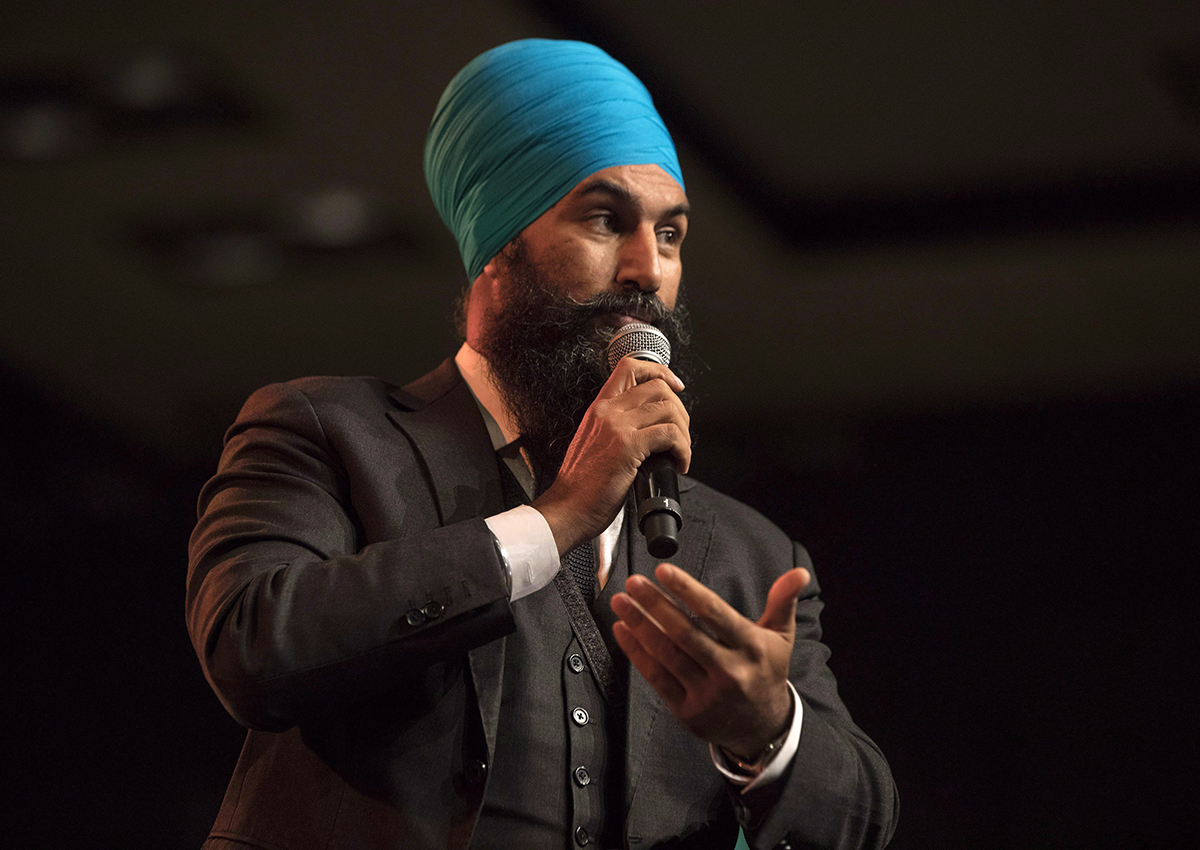 New NDP leader Jagmeet Singh speaks at the NDP's Leadership Showcase in Hamilton, Ont. on Sunday September 17 , 2017.