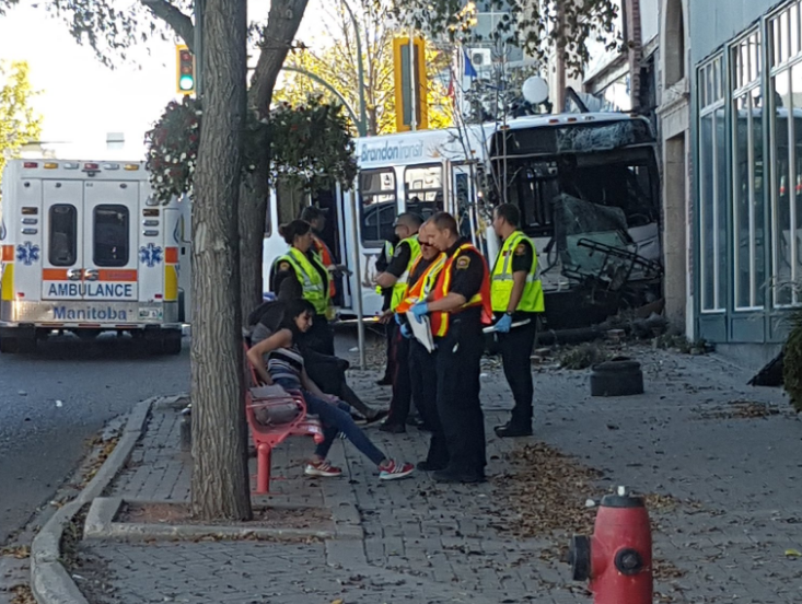 12-year-old Brandon boy charged after stolen car ride causes city bus crash - image