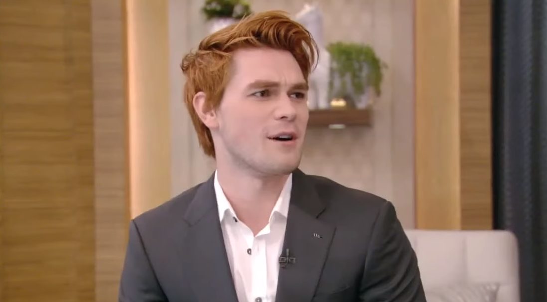 KJ Apa from "Riverdale" on "Live with Kelly and Ryan.".