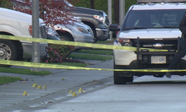 Langley RCMP on the scene of a shots fired call.