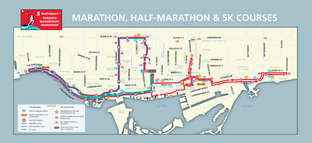 Weekend traffic: Toronto Waterfront Marathon road closures, TTC subway closure on Line 1 - image