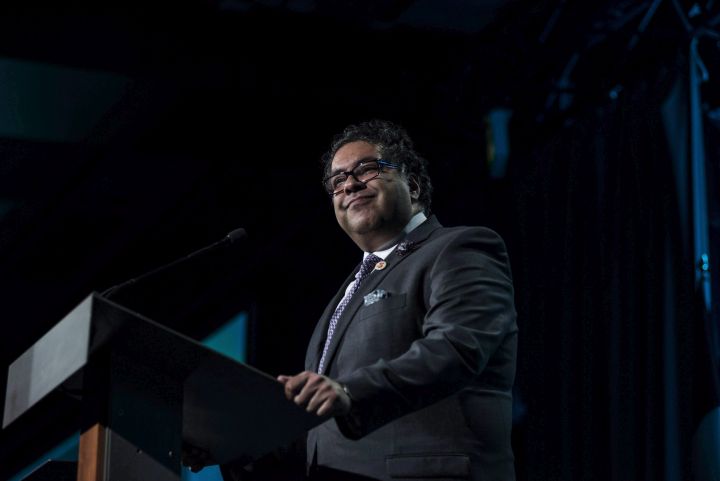 Global News has declared Naheed Nenshi the winner in the 2017 election. 