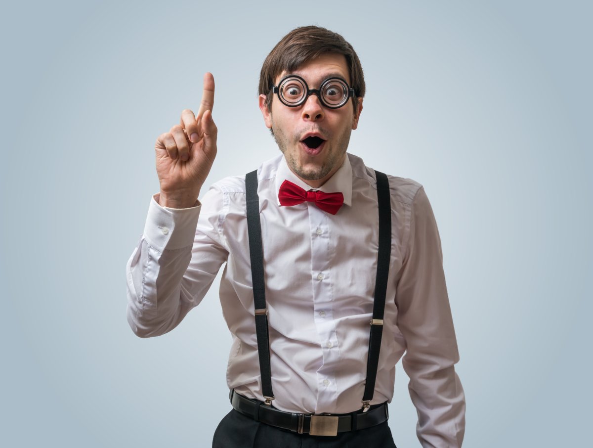Have suspenders and glasses? Go as a nerd for Halloween.