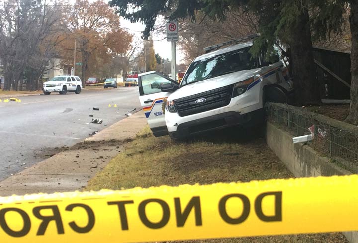 Police said the pursuit ended when the suspect vehicle rammed a police vehicle and became immobilized near the intersection of 15th Avenue and 105th Street.