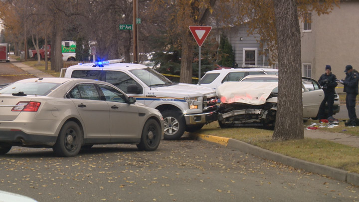 Charges laid against the passenger in a car involved in a RCMP police chase in North Battleford which resulted in the shooting death of the driver.