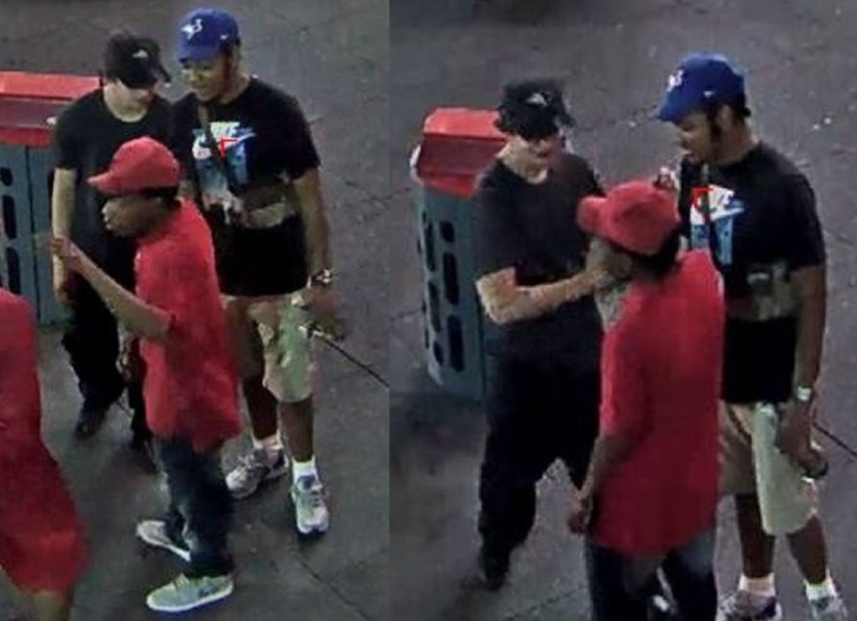 Toronto police are searching for these three men in an assault investigation.
