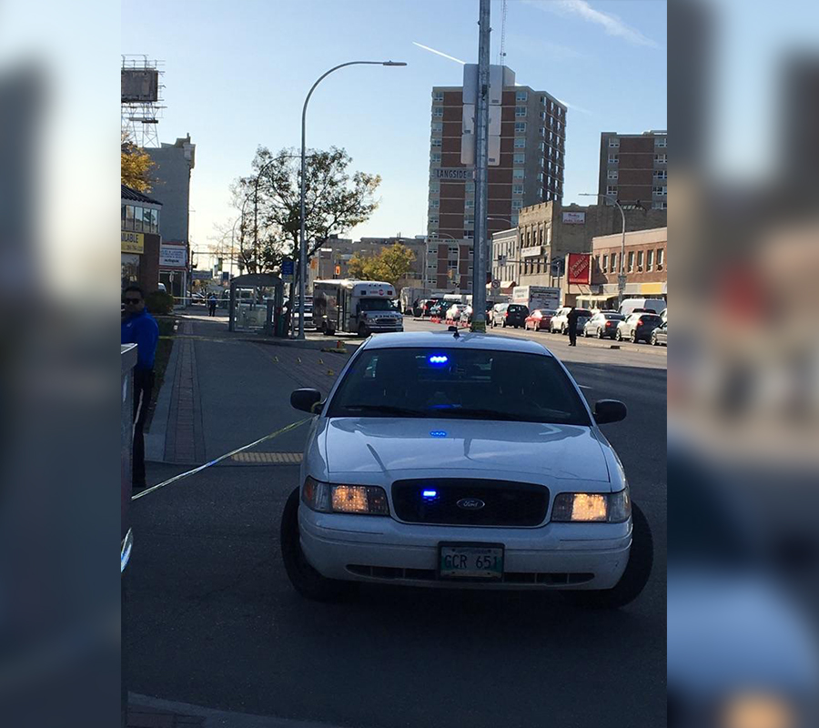 Traffic on Portage Avenue will be slow during rush hour Tuesday as police have a section closed to continue an investigation.