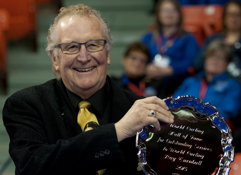 World Curling Federation posted this photo of Ray Turnbull upon learning of his death Friday Oct. 6.
