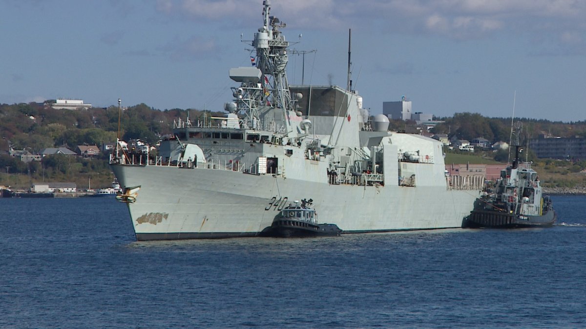 HMCS St. John's is expected to be the first warship to get new antennas, with delivery expected in early 2021.