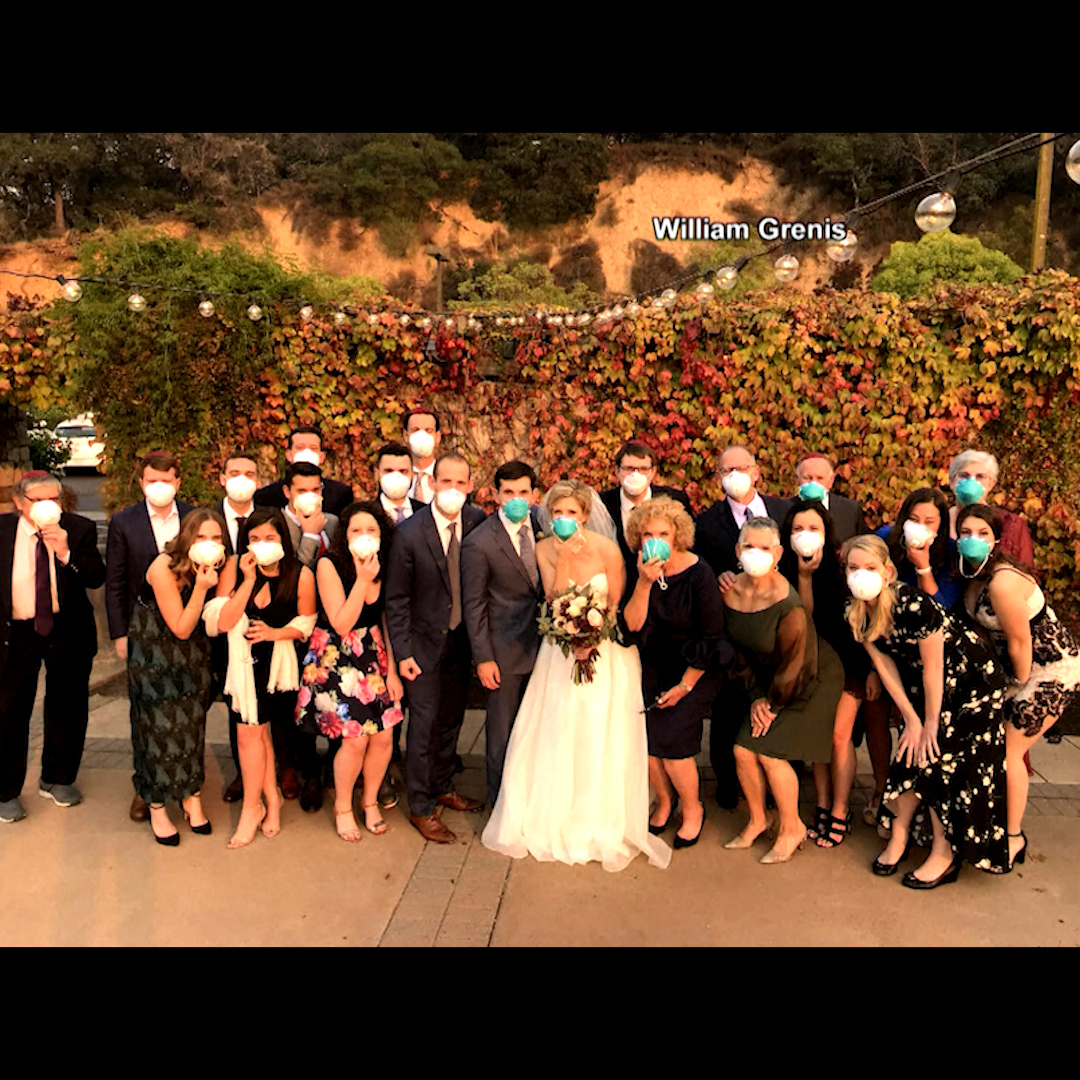 Oakland couple wouldn’t let California wildfires stop them from saying ‘I do’ - image