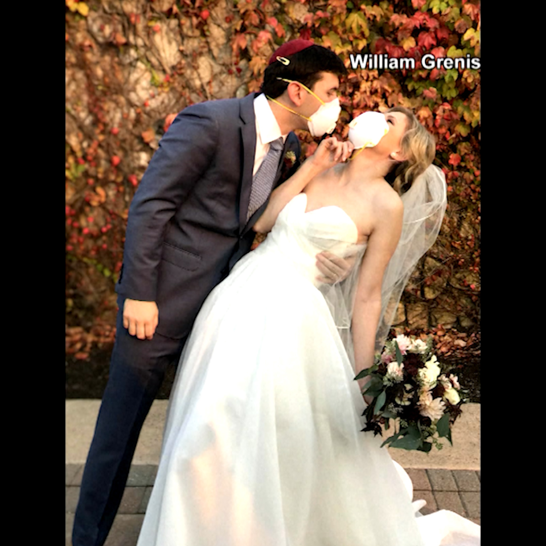 Oakland couple wouldn’t let California wildfires stop them from saying ‘I do’ - image