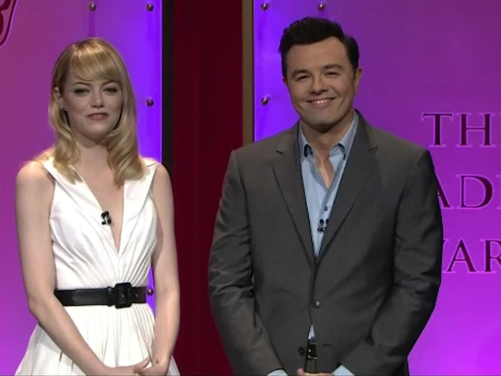 Emma Stone, Seth MacFarlane