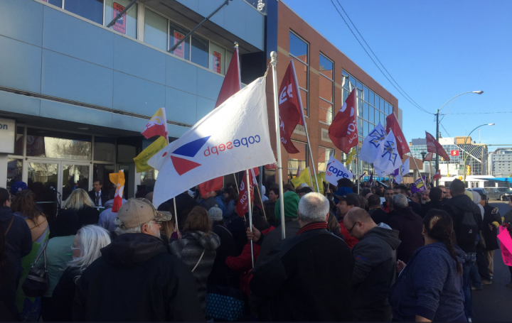 Saskatchewan Federation of Labour Rally
