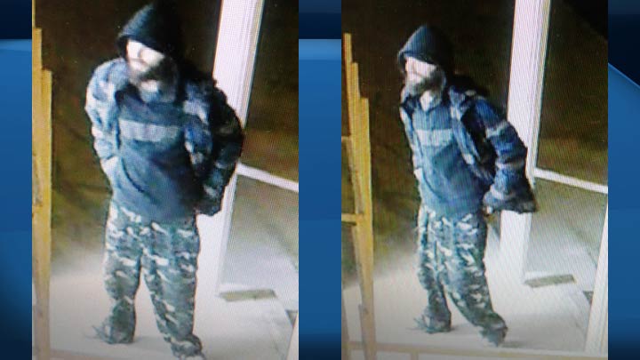 Shellbrook RCMP released these surveillance photos of a suspect at the break and enter on Oct. 24, 2017.